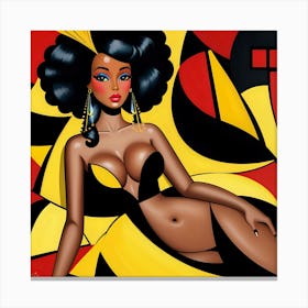 Sexy Lady Canvas Print