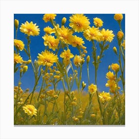 Yellow Flowers 2 Canvas Print