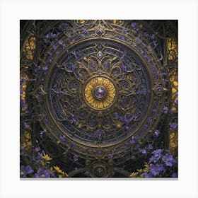 Symphony Of Flowers Canvas Print