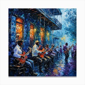 Rhapsody in Blue Canvas Print