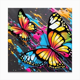 Colorful Butterflies 22 Canvas Print