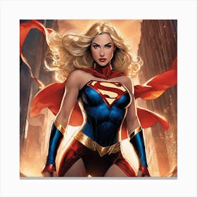 Supergirl 9 Canvas Print