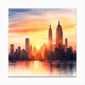 New York City Skyline Canvas Print