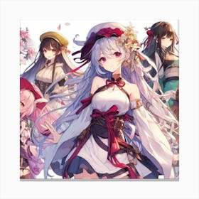 Anime Girl (84) Canvas Print