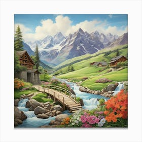 Swiss Alps 6 Canvas Print