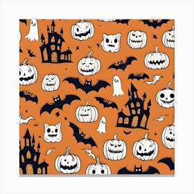 Halloween Pumpkins 4 Canvas Print