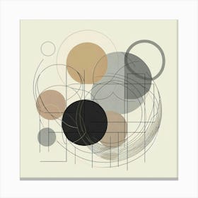 Abstract Circles Canvas Print 2 Canvas Print