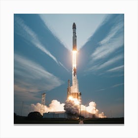 Nasa Rocket Launch Canvas Print