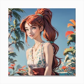 Nice Girl Canvas Print