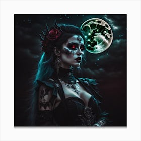 Gothic Girl Canvas Print