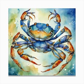 Blue Crab Canvas Print