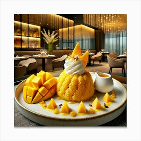 Limoncello Mango Sticky Rice Canvas Print