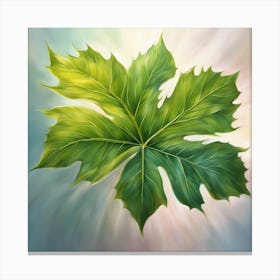 Leaf Of Life Canvas Print