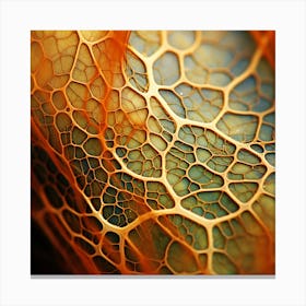 Microscopical Structure Of Leaf Cells Canvas Print