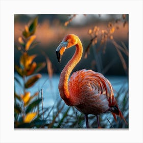 Flamingo 68 Canvas Print