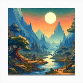 Land Of Fantasy 6 Canvas Print