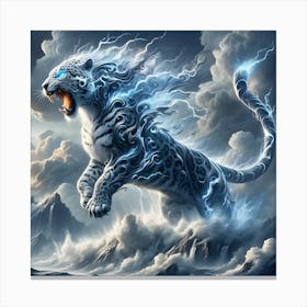 White Tiger 1 Canvas Print