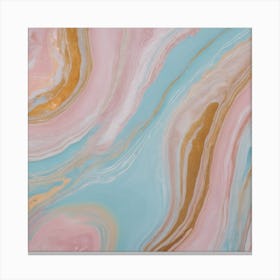 Abstract Marble Painting Canvas Print