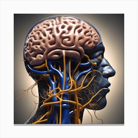 Brain And Nerves 4 Canvas Print