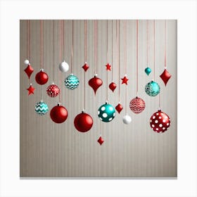 Christmas Ornaments 83 Canvas Print