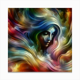 Abstract Of A Woman 1 Canvas Print