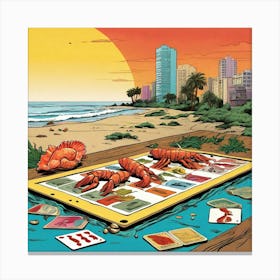 Cover Of The Comic Book Canvas Print