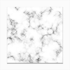 Glassy White Marble Canvas Print