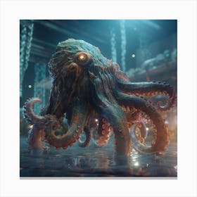 Octopus 3 Canvas Print