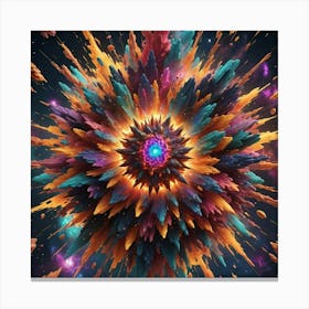 Abstract Fractal Art Canvas Print