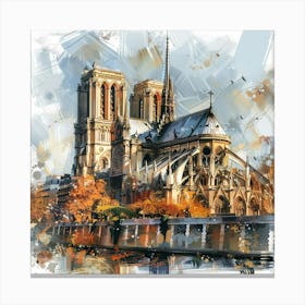 Notre Dame Paris 3 Canvas Print