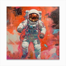 Astronaut Illustration 2 Canvas Print