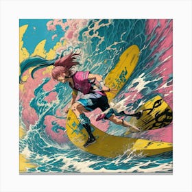 Japan Waves Canvas Print