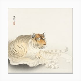 Tiger (1900 - 1930), Ohara Koson Canvas Print