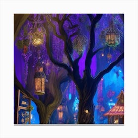 Fairytale Village Canvas Print