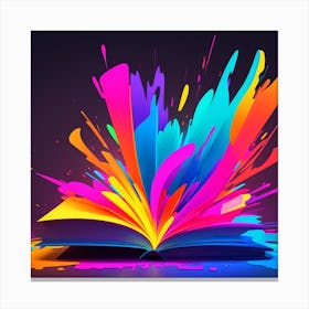 Colorful Book Canvas Print