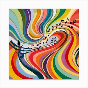 Music Notes 8 Canvas Print