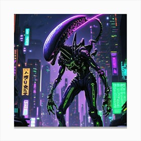 Alien City 1 Canvas Print