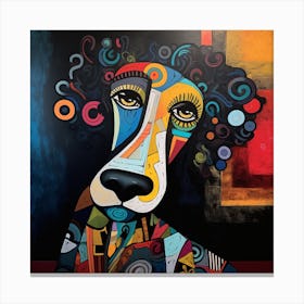 Dog Art Canvas Print