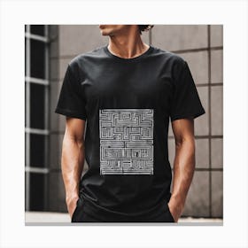 Abstract T-Shirt Canvas Print