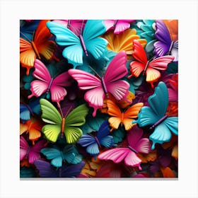 Colorful Butterflies 23 Canvas Print