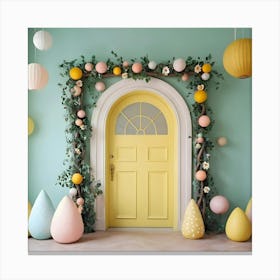 Easter Door 4 Canvas Print