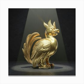 Golden Phoenix Canvas Print