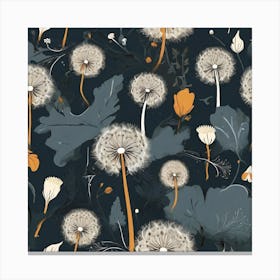 Scandinavian style, Dandelion 1 Canvas Print