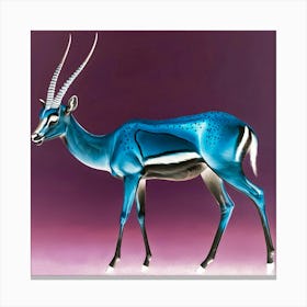 Blue Gazelle Toile