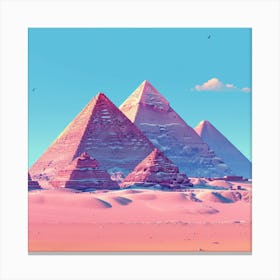 Pyramids Of Giza Canvas Print