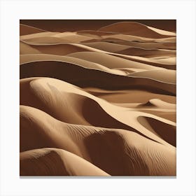 Sand Dunes Canvas Print 1 Canvas Print