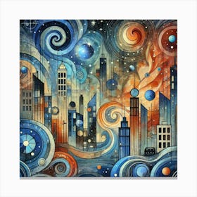 Cityscape 5 Canvas Print