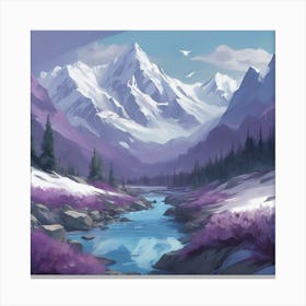 Mountain Landscape 13 Canvas Print