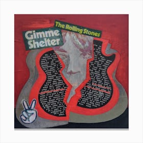 Wall Art, Gimme Shelter Canvas Print