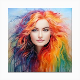 Rainbow Alyssa 1 Canvas Print